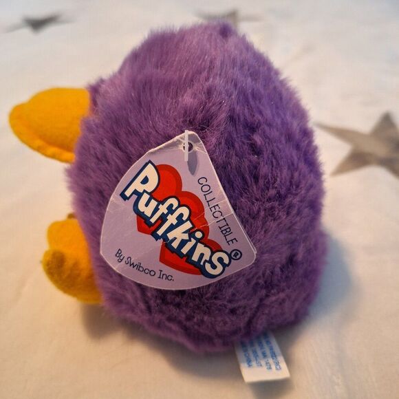 Vintage Swibco PUFFKINS, Lot of 3 Flo Flamingo, Puddles Duck, Poppins Penguin - Picture 9 of 15